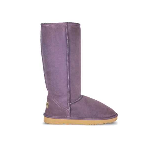 UGG Shoes - UGG Classic Tall Purple Sheepskin Boot Shearling 6